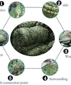 Jungle Camouflage Net for Camping Oxford Cloth Sunshade Tent 2