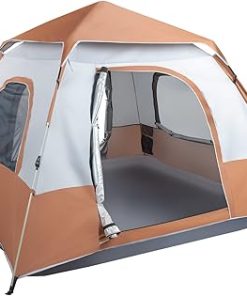 Lightweight Waterproof 4 Person Camping Tent Easy Setup Family Tent