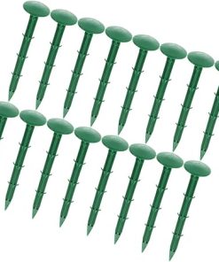 150 Plastic Garden Stakes for Plant Support and Mulch Edging