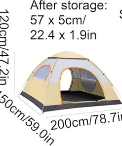 Automatic Portable Camping Tent Easy Setup Multifunctional Outdoor Tent 2