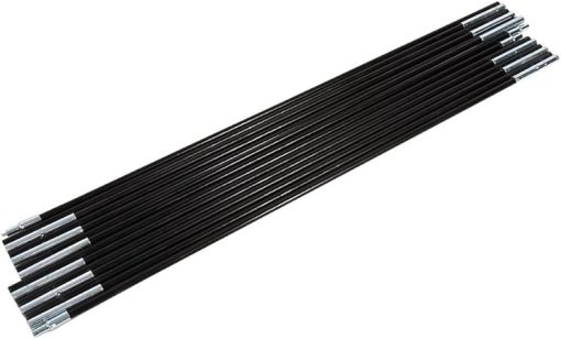 Outdoor Camping Tent Pole Support Kit 2 Pcs Fiber Glass Rods