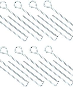 Iron Tent Stakes 20pcs Camping Ground Pegs Thick Anti-Tent Nails