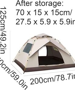 Automatic Pop-Up Camping Tent Portable Easy Setup Multi-Function Tent 2