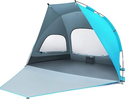Family-Friendly Beach Tent Lightweight Portable Sun Shelter for Camping
