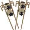 Heavy Duty Iron Tent Stakes 30pcs Portable Camping Ground Pegs 4