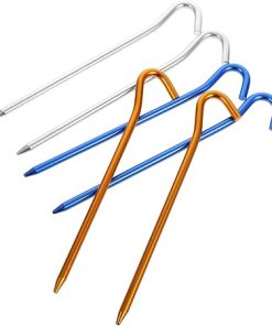 Heavy Duty Alloy Tent Stakes for Camping Awning Canopy – 6pcs Set