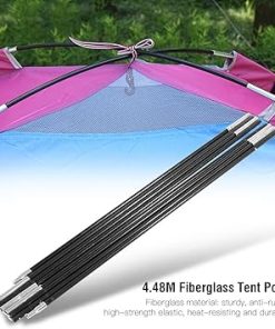 Fiberglass Tent Pole 4.48m 189in Replacement for Camping Tents 2