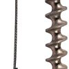 18 Inch Aluminum Reusable Screw Anchor with Tie Off Cable