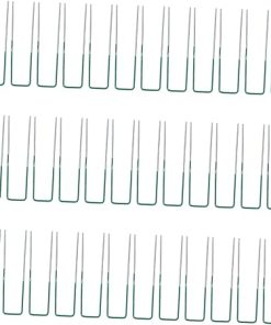 Heavy Duty Galvanized Garden Stakes 50Pcs Durable Metal Pegs