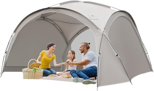 Large Beach Tent for 6-8 People UV Protection Ideal for Camping - Image 2