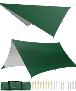 Portable Waterproof Rain Fly Hammock Tent Tarp for Camping and Hiking