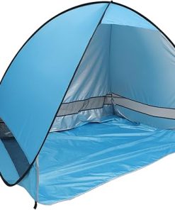 Full-Size Beach Tent Easy Setup Stable Structure for Camping Travel