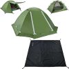 4 Person SUV Car Tent Waterproof Canopy with Screen Windows and Bag 3