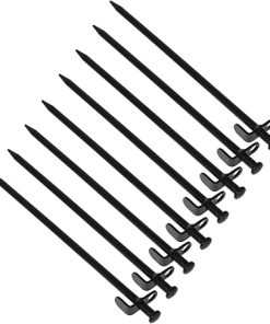 8 Pack of 30cm Heavy Duty Aluminum Tent Stakes for Camping Beach