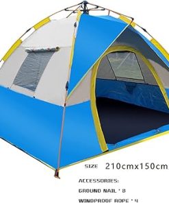 Dome Tent for 2-3 Persons Self-Opening Camping Tent for Outdoors 2