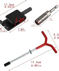 Ice Fishing Anchors Tent Stakes Power Drill Adapter Threaded Pegs 2