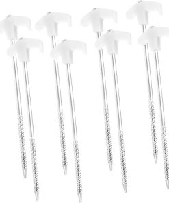 Camping Essentials 8 Pack Heavy Duty Tent Pegs Secure Tents Awnings