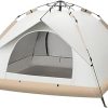 Automatic Double Layer Beach Tent for 3-4 People, Rainproof Green 3