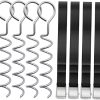 Heavy Duty Spiral Tent Stakes 13mm for Camping and Beach Use 3