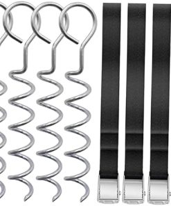 Heavy Duty Ground Stakes for Dogs Portable Tent Anchors Set