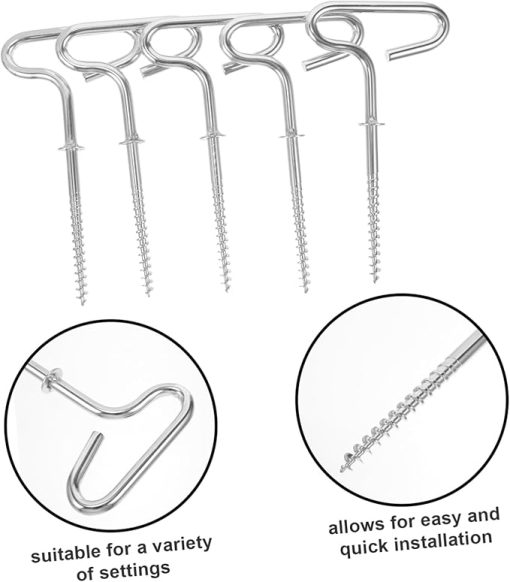 Heavy Duty Tent Pegs 6pcs Ice Anchor Drill Adapter Metal Nail Stakes - Image 2