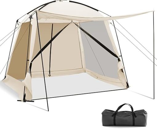 KOTEK 10x10 Ft Portable Screen Tent for Camping and Backyard Use