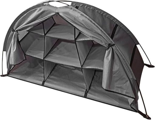 Camping Tent Organizer with 9 Shelves for Travel and Outdoor Use