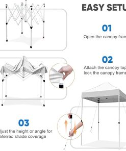 Coos Bay 5×5 Portable Instant Canopy Tent for Beach and Camping 2