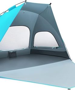 Large Beach Tent for Hiking UPF 50 Sun Protection and Comfort