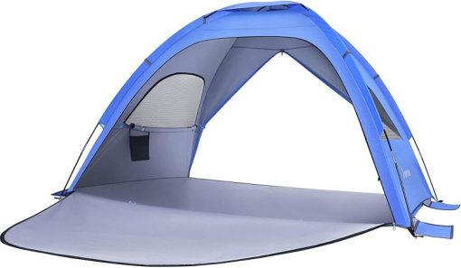 Portable Beach Tent Sun Shade for Camping Hiking 2-3 Person Capacity