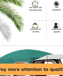Spacious Family Camping Pod Tent for 5-8 People Outdoor Adventures 2