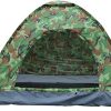 Camouflage Camping Dome Tent for 3-4 Persons Waterproof Backpacking
