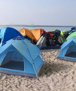 Coleman Double Deck 2-3 Person Hydraulic Tent for Family Camping 2