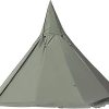 Family Cabin Tent for 3-4 People Waterproof 2000mm Double Layer Green 4