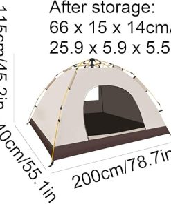 Fully Automatic Outdoor Tents for 2-3 Person Easy Setup 2