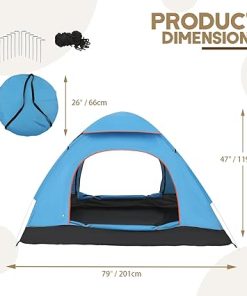 Lightweight Waterproof 2 Person Dome Camping Tent for All Seasons 2