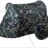 Portable Camouflage Pop Up Tent for Hiking Camping Fishing 1-2 Person