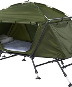 94 Inch Camping Tent with Integrated Cot – Portable Waterproof Design