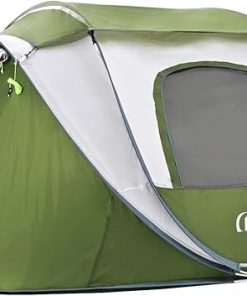 4 Person Waterproof Pop Up Camping Tent Sets Up in 10 Seconds