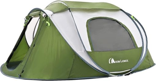 4 Person Waterproof Pop Up Camping Tent Sets Up in 10 Seconds