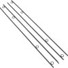 Stylish Awning Post Set with Sturdy Iron and Adjustable Base 3