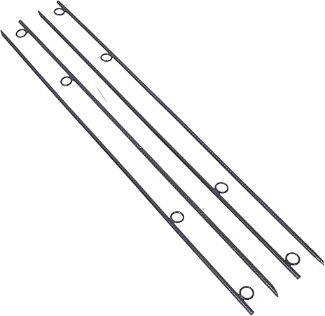 Heavy-Duty Steel Rebar Stakes for Tents and Canopies, 55.5-Inch with Loops, 4-Pack Heavy-Duty Steel Rebar Stakes for Tents and Canopies, 55.5-Inch with Loops, 4-Pack