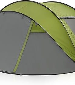 Waterproof 4-Person Instant Setup Dome Camping Tent with Carry Bag