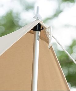 BCcamping Player’s First Choice 2× Tent Pole Telescopic Adjustable Tarp Poles Camping Canopy Awning Shelter Aluminum Alloy High Wind Resist, Flexible Camping Bracket 2