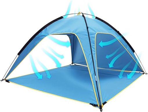 iMounTEK Beach Tent UPF50+ for 4-6 People Easy Setup Waterproof