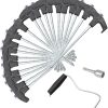 Durable Tent Stakes Kit for Camping Canopy Awning Easy Storage 3