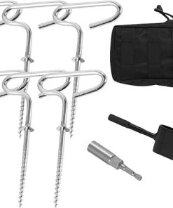 9 Metal Tent Pegs for Camping Hiking and Fishing Outdoor Use