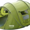 4 Person Canvas Tent with Rainfly Easy Set Up for Winter Glamping 4