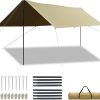 Large Outdoor UV Waterproof Camping Sun Shade Tarp Awning 17㎡ 4