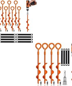 Heavy Duty 12 Pack Earth Anchors for Sheds Canopies Carports Mobile Home